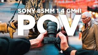 SONY 85MM 14 GM II POV Street Photography [upl. by Dunning]