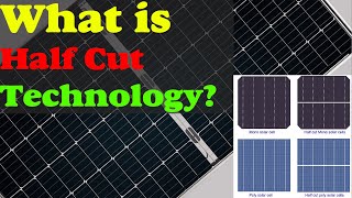 What is Half Cut Solar Cell   Halfcut solar panels Technology [upl. by Siurtemed103]