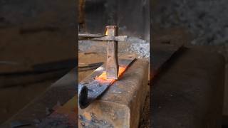 Making soil digger blacksmith shorts forge diy [upl. by Jemmie]