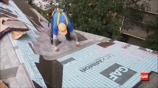 quotRoof Installation How To Shingle a Valley HDquot by RoofRepair101 [upl. by Adnilak497]