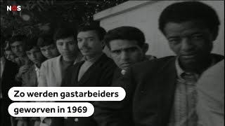 MAROKKO Zo werden gastarbeiders geworven in 1969 [upl. by Ahsikal]