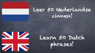 NT2 A0A2 Dutch for Beginners  50 Dutch Phrases you want to know learndutch conversation [upl. by Eslek]