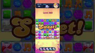 Candy Crush Saga level 360  Nightmarishly Hard Level  High Speed [upl. by Ycniuq]