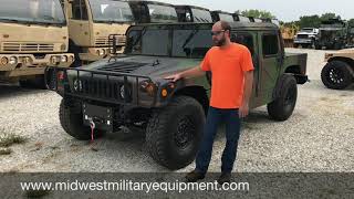 Roger’s Custom M998 Am General Humvee HMMWV With AC Built By Midwest Military Equipment [upl. by Gerard]