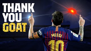 Thank you Leo Messi the Greatest Of All Time  Official FC Barcelona video [upl. by Sldney]