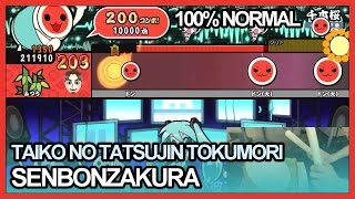 Taiko No Tatsujin Tokumori  Senbonzakura FC 100 Normal [upl. by Suiradel]