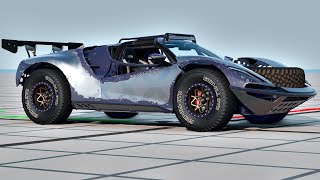 ⬛️BeamNGDrive  Modified Civetta Scintilla OffRoad  Speed Test  Test Drive [upl. by Pussej527]