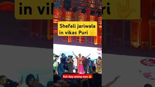 Shefali jariwala in vikas Puri🤟shefalijariwala youtubeshorts viralvideo iamanshirajput trending [upl. by Lipski123]