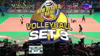 NCAA Womens Volleyball Finals Benilde vs Letran Third Set  NCAA Season 99 [upl. by Sutelc]