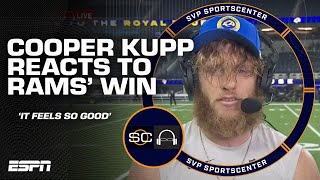 It feels SO GOOD  Cooper Kupp on getting a win in his return from injury  SC with SVP [upl. by Comethuauc]