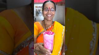 Rose Lassi trending 1mintrecipe streetfood homemade viral foodierecipefoodsummerdrink [upl. by Airdnazxela]