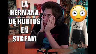 😍😍LA HERMANA DE RUBIUS EN DIRECTO POR PRIMERA VEZ😍😍 [upl. by Albert]