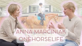 Training Horses Interview with Anna Marciniak  OneHorseLife [upl. by Allets]