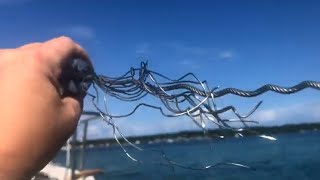 Repairing Our Broken Forestay Part 1 of 2 Ep55 [upl. by Barbee649]