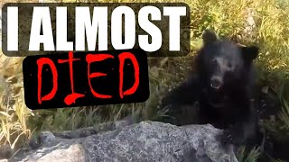 quotSCARY CLOSEquot Encounter with BEAR Body Cam footage [upl. by Aitsirt]