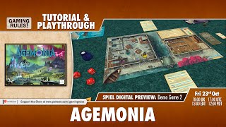 Agemonia  Tutorial amp Playthrough Demo for Spiel Digital  Game 2 [upl. by Tevlev]