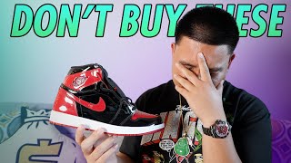 2021 AIR JORDAN 1 BRED PATENT LEATHER EARLY REVIEW WATCH BEFORE BUYING [upl. by Annohs546]