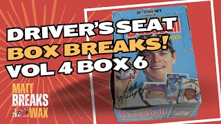 Drivers Seat Box Breaks Vol 4 Box 6  1988 Donruss [upl. by Atikel338]