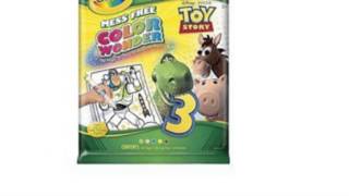 Crayola Color Wonder Toy Story Coloring Book And Markers [upl. by Lalib]