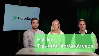 Håll koll  tips inför årets deklaration [upl. by Annawoj665]