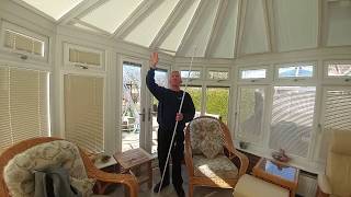 Shaped and triangle conservatory roof blinds in Braintree [upl. by Aimee]