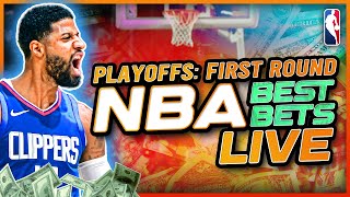 The 10 BEST Bets for the First Round NBA Playoffs  Fast Break Bets presented by DraftKings [upl. by Anoi671]