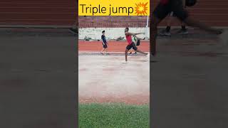 Triple jump Olympic supportindia jump 🇮🇳🎯💥🙏🏻💯 [upl. by Nnaitsirhc]