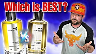 Mancera Cedrat Boise vs Intense  Fragrance Review Battle [upl. by Yrrok]