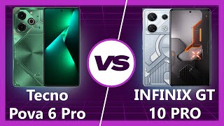 Tecno Pova 6 Pro vs Infinix GT 10 Pro Which Wins [upl. by Salohcin367]