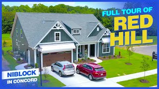 Full Tour of Red Hill  Niblock in Concord New Construction [upl. by Fin383]