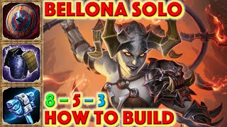 SMITE HOW TO BUILD BELLONA  Bellona Solo Build  How To  Guide Season 7 Conquest Torment 2020 [upl. by Erait]