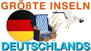 Die 20 größten Inseln Deutschlands [upl. by Aralomo]