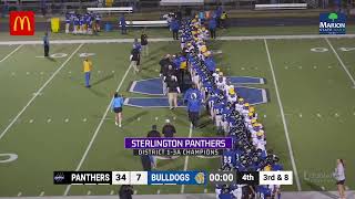 Sterlington Panthers vs Carroll Bulldogs 11124  District Championship Game [upl. by Mcmahon]