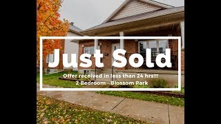 SOLD  1452 Queensdale Av Blossom Park  Ottawa ON [upl. by Nwahsyar773]