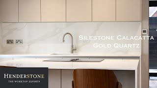 Silestone Calacatta Gold Quartz Worktops  Henderstone [upl. by Adnamas]