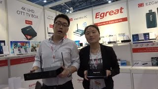 Egreat A5 Egreat A10 4K HDR TV Box on Hisilicon 3798C V200 [upl. by Ehctav]