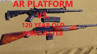 AR Platform vs 120YearOld Winchester [upl. by Robers453]