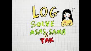 Addmath F4 B4 Logaritma 33 [upl. by Itnava]