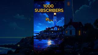 THANK YOU for 1000 SUBSCRIBERS  JAZAK ALLAH KHAIR  ALHAMDULILLAH [upl. by Selokcin]