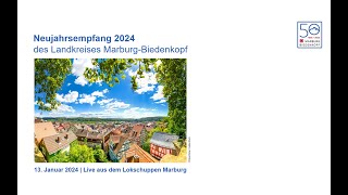 Neujahrsempfang des Landkreises MarburgBiedenkopf – Live aus dem Lokschuppen in Marburg [upl. by Cleavland955]