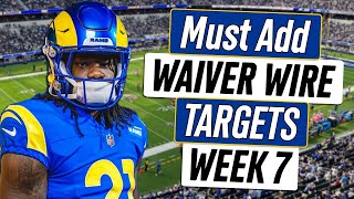 Week 7 Waiver Wire Adds  2023 Fantasy Football Advice [upl. by Novihc132]