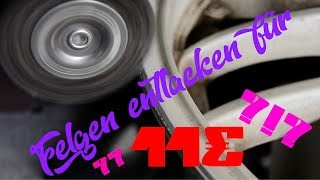 FELGEN ENTLACKEN für 11€  VLOG  CMVG [upl. by Eilac]