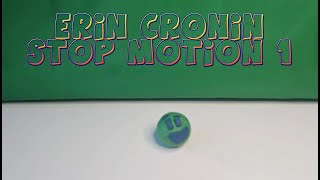 2024 2025 ERIN CRONIN LITTLE GREEN THING Stop Motion 1 [upl. by Einuj]