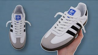 How To Lace Adidas Samba Loosely BEST WAY [upl. by Corabella]