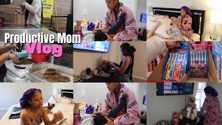 A Productive Day in the Life of a 20 year old mommy of 3 ᰔᩚ ft Mom Cozy [upl. by Yuria]