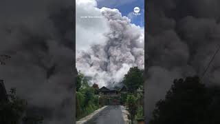 Indonesias Mount Merapi erupts [upl. by Sitoeht151]