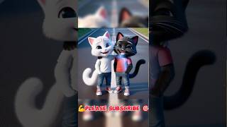 Who is the best White cat vs orange cat vs black cat 😱 shorts funny cat animation [upl. by Nahtanoy899]