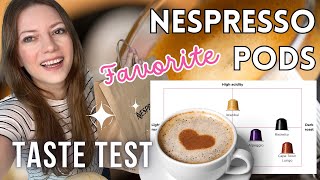 My most used Nespresso pods  2024 Favorites  Taste test  Ranking by acidity and roast level [upl. by Kidder]