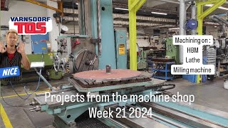 Projects from the machine shop week 21 2024  work on the TOS hbm Cazeneuve lathe and Huron Mill [upl. by Estrin]