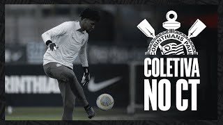 COLETIVA  Hugo Souza fala oficialmente pela primeira vez após compra definitiva pelo Corinthians [upl. by Babbette]